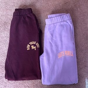 Hollister Ultra High Rise Sweatpants 2 Pack